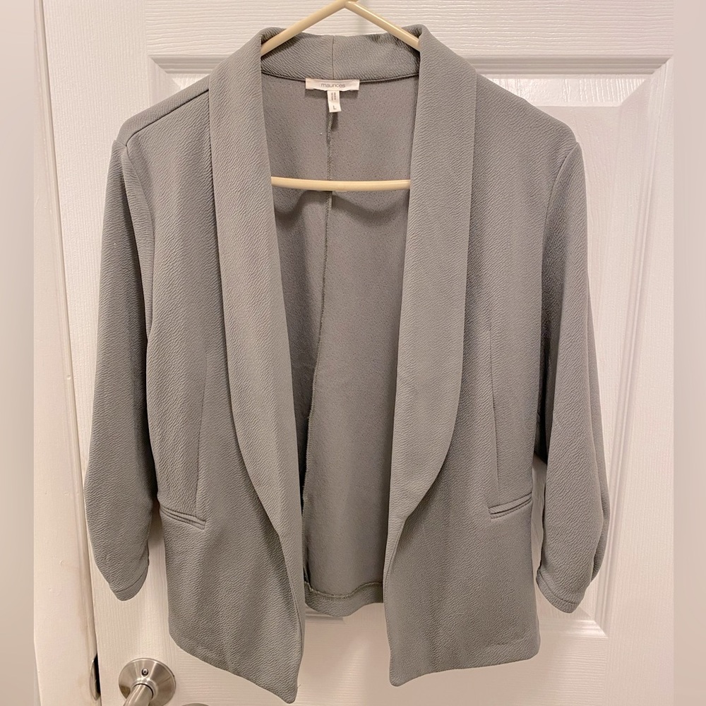 Maurice’s size L blazer in green
